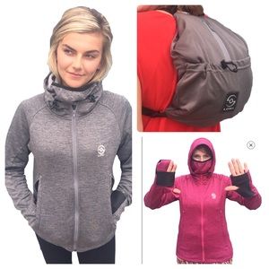 Loki USA Midguard Zip Up Gray Hoodie NWOT 1XL